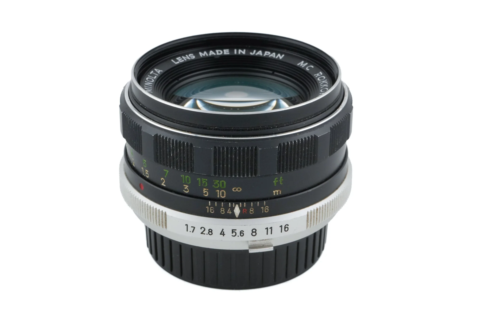 Minolta 55mm f1.7 MC Rokkor-PF