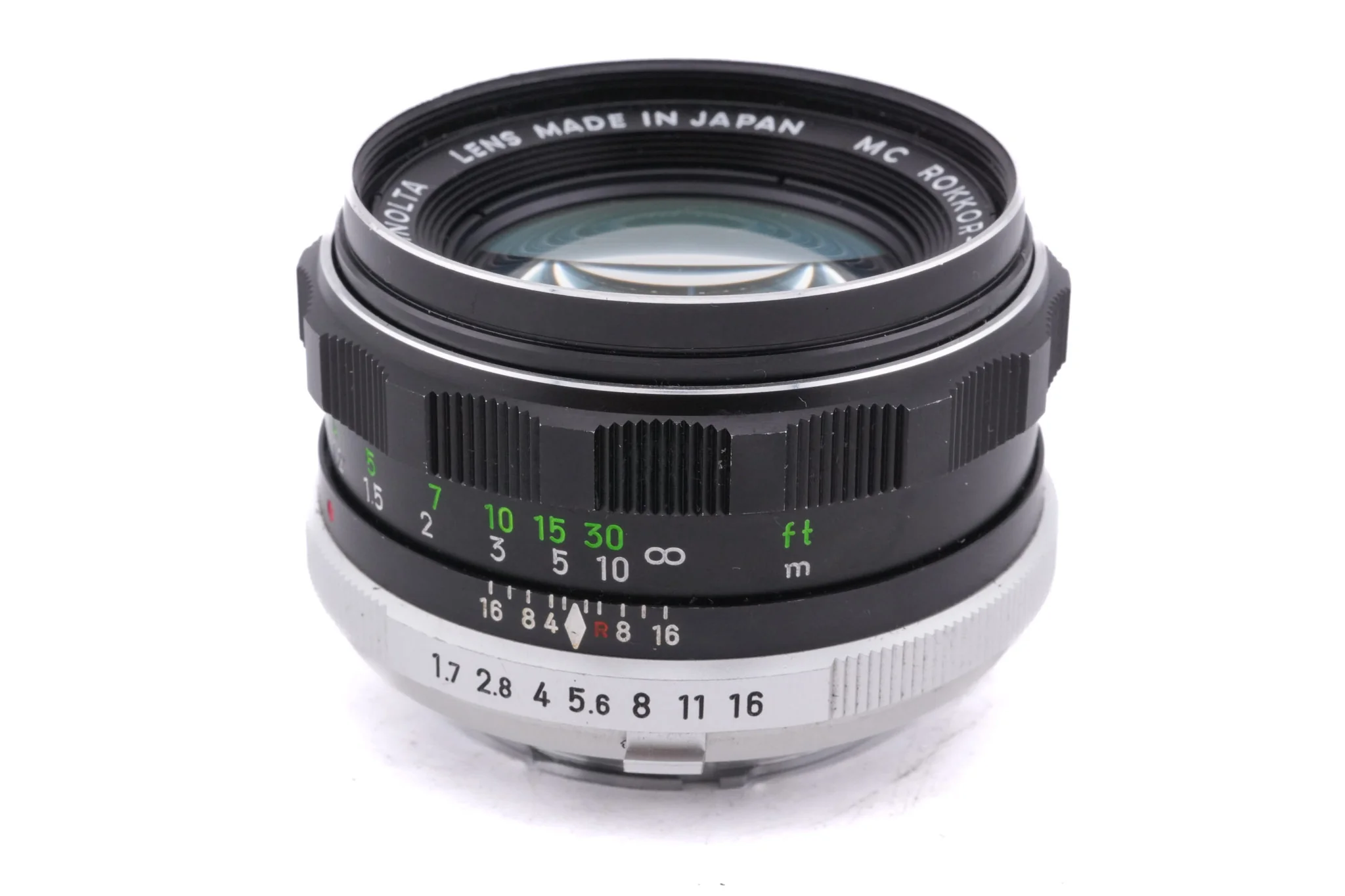 Minolta 55mm f1.7 MC Rokkor-PF