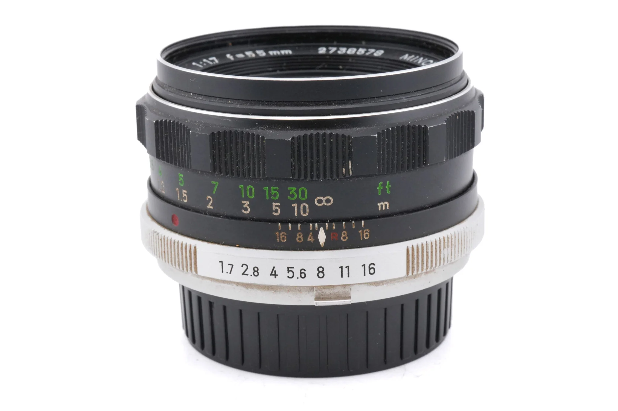 Minolta 55mm f1.7 MC Rokkor-PF