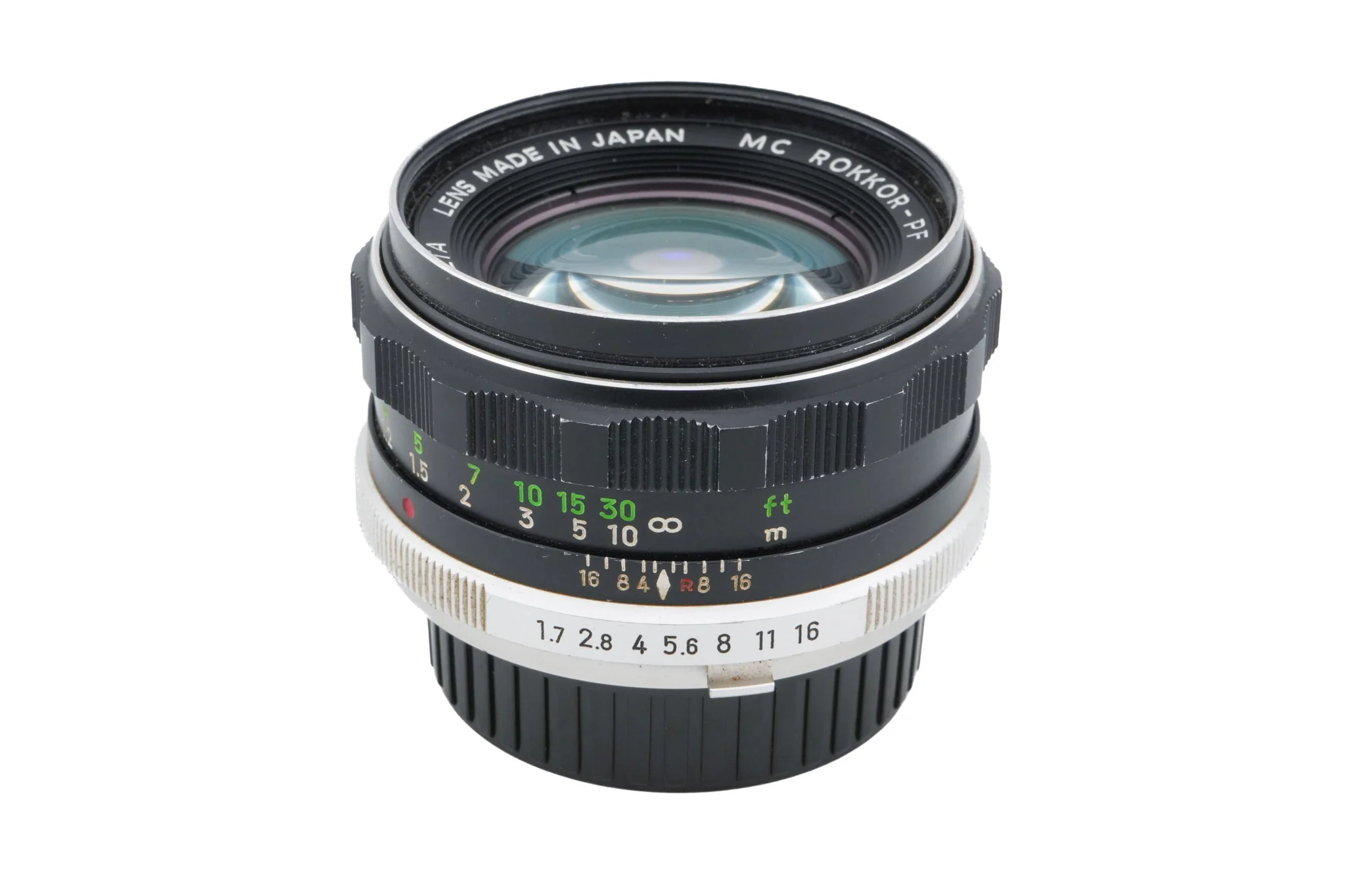 Minolta 55mm f1.7 MC Rokkor-PF