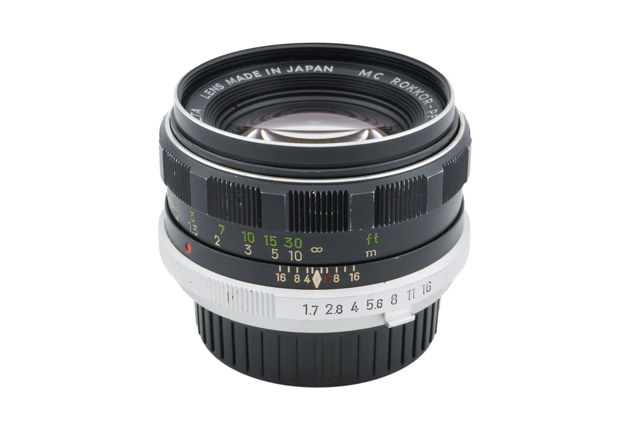 Minolta 55mm f1.7 MC Rokkor-PF