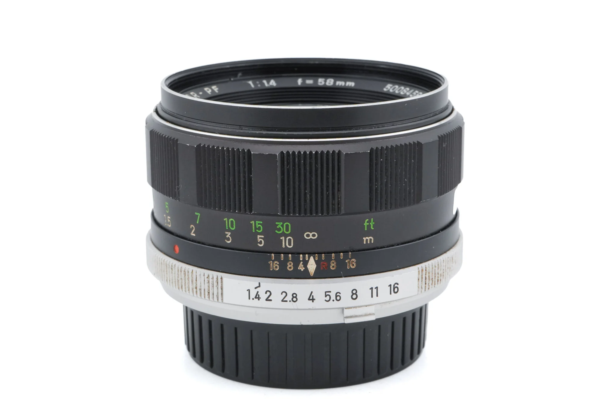 Minolta 58mm f1.4 MC Rokkor-PF