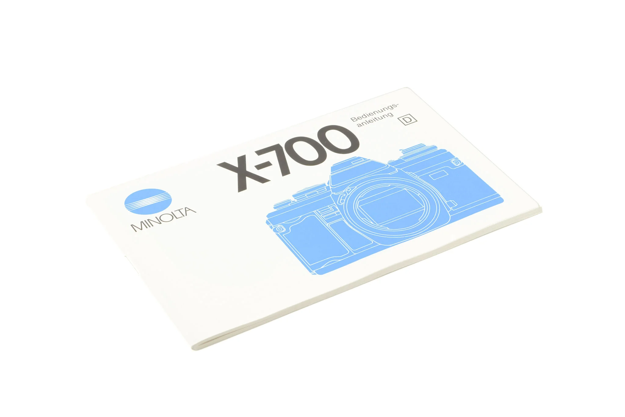 Minolta X-700 Instructions