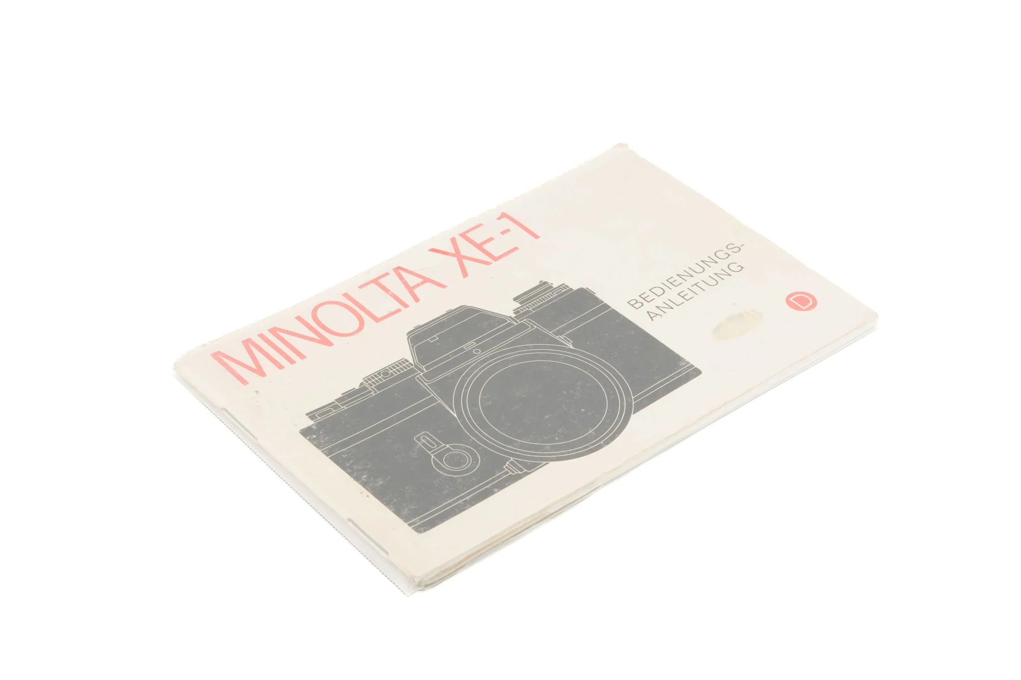 Minolta XE-1 Instructions - Accessory