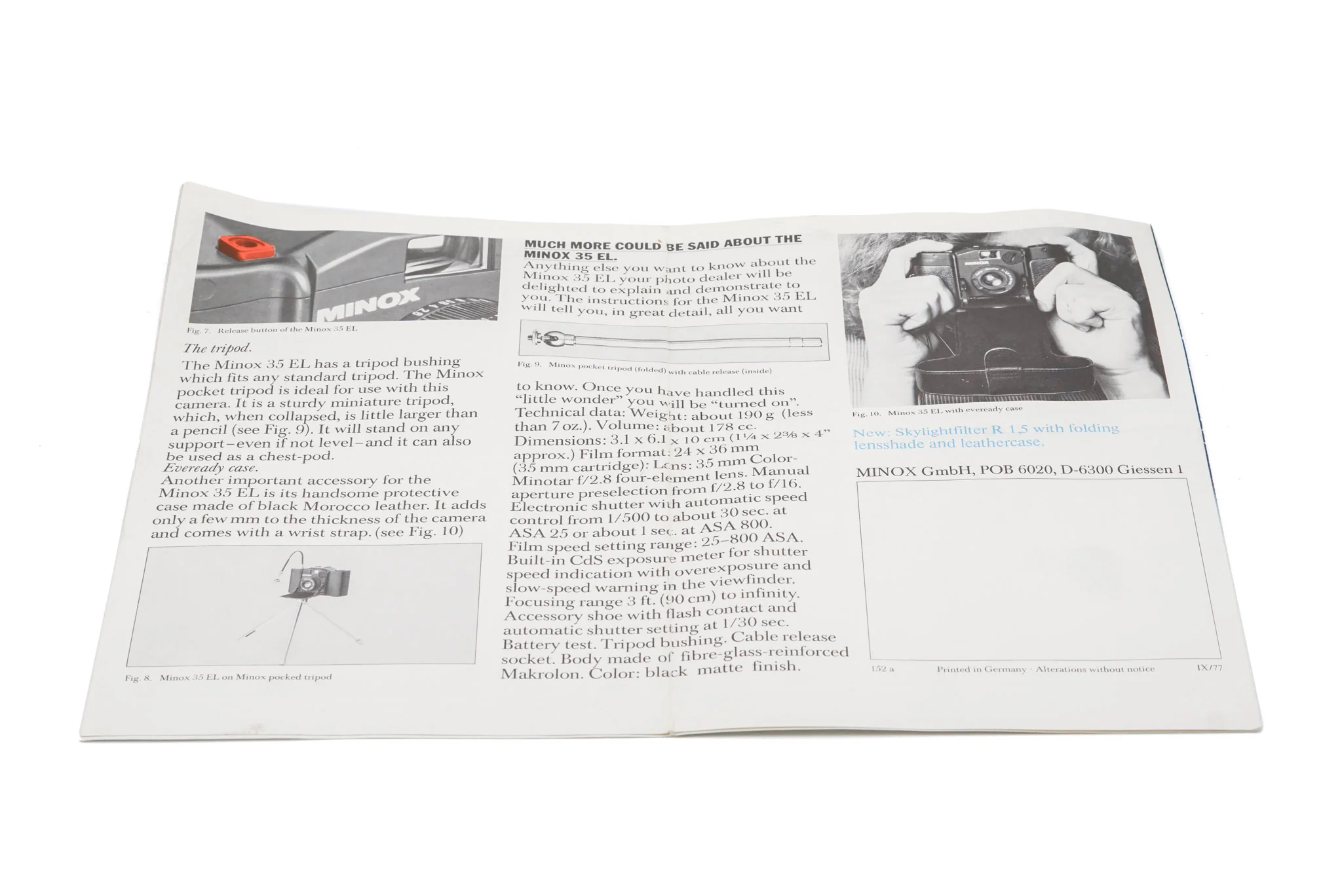Minox 35 EL Brochure - Image 2