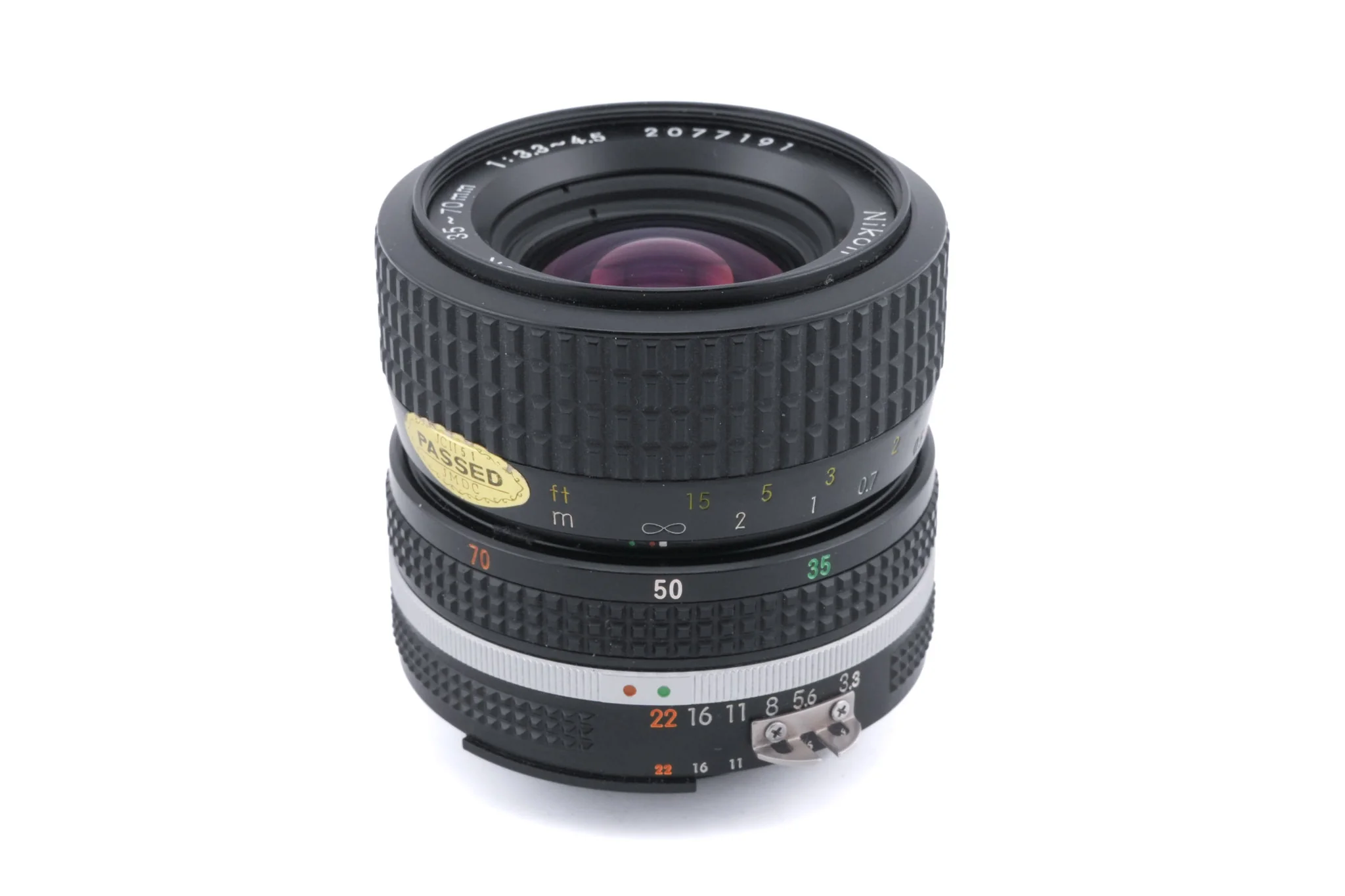 Nikon 35-70mm f3.3-4.5 Zoom-Nikkor AI-S