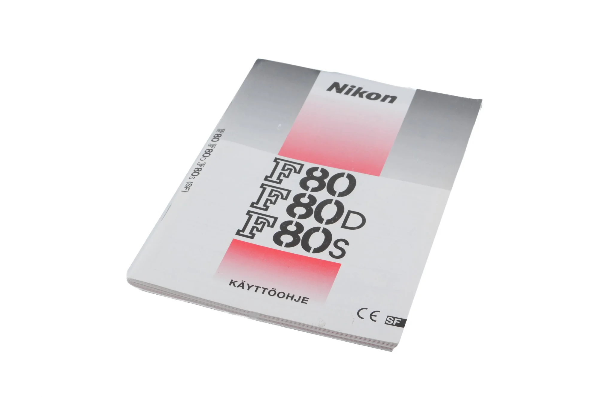 Nikon F80/F80D/F80S Instruction Manual