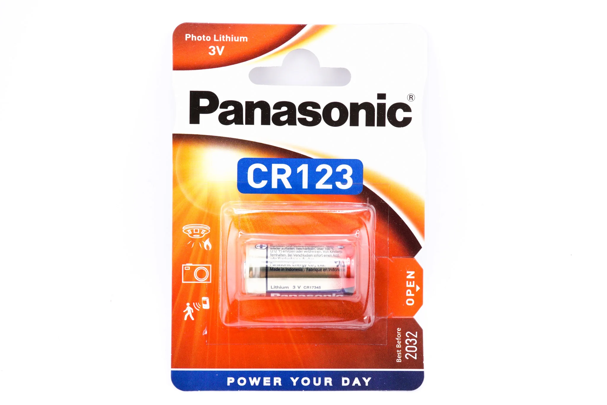 Panasonic CR123A 3V Lithium Battery