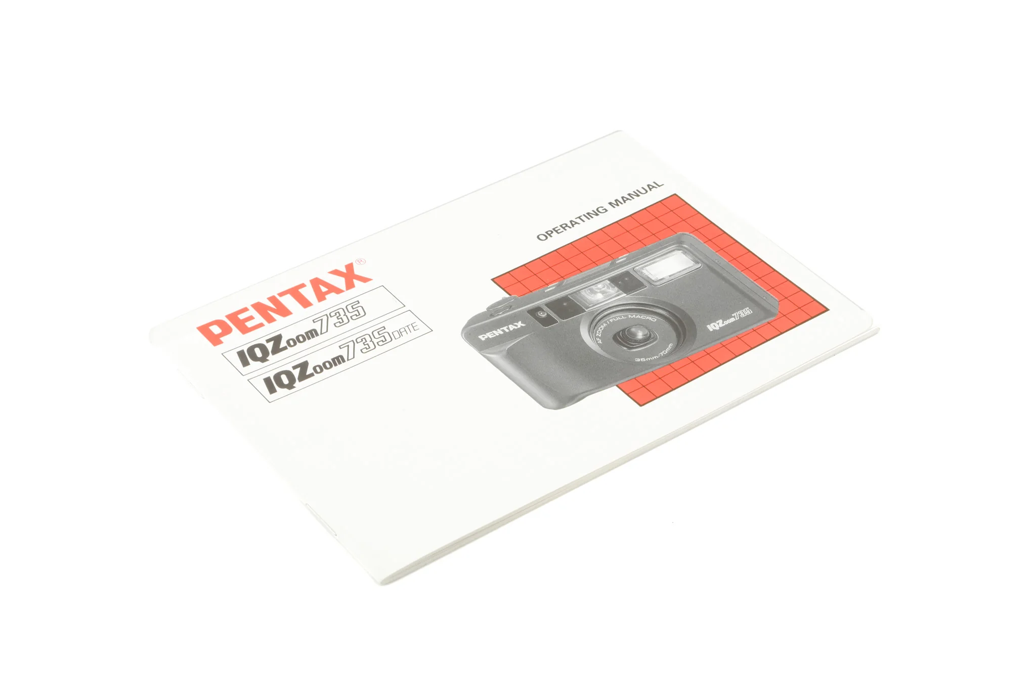 Pentax IQZoom 735/IQZoom 735 Date Instructions Manual