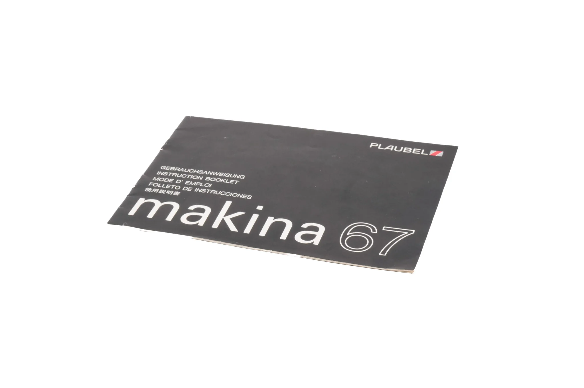 Plaubel Makina 67 Instructions