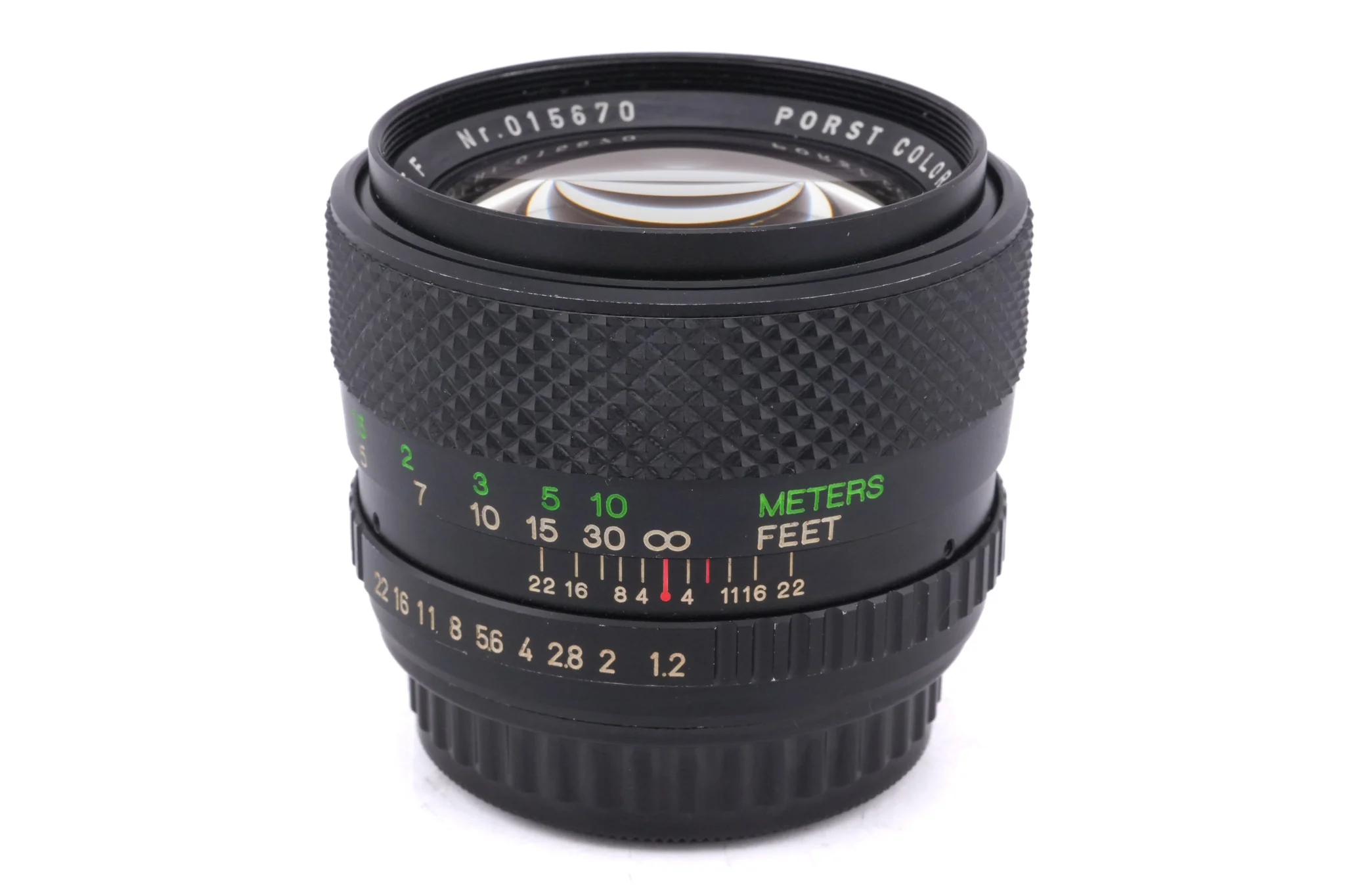 Porst 55mm f1.2 Color Reflex F MC Auto