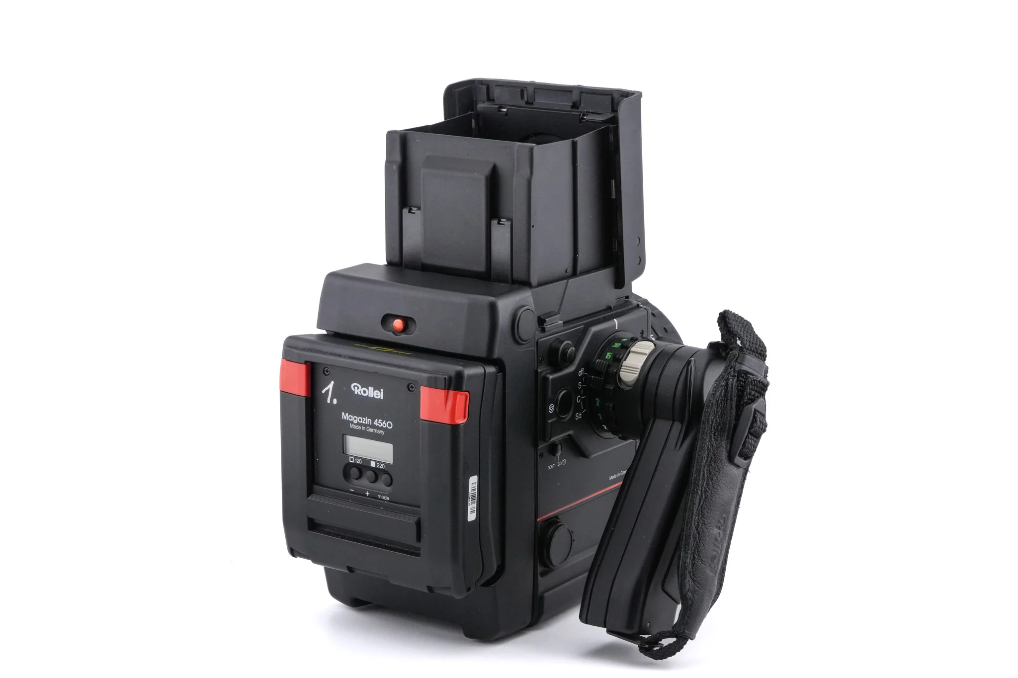Rollei Rolleiflex 6008 Integral Professional + Action Grip + Rolleiflex Waist Level Finder + 4560 Film Magazine Adapter + 4560 Film Magazine + 80mm f2.8 Planar HFT EL - Image 3