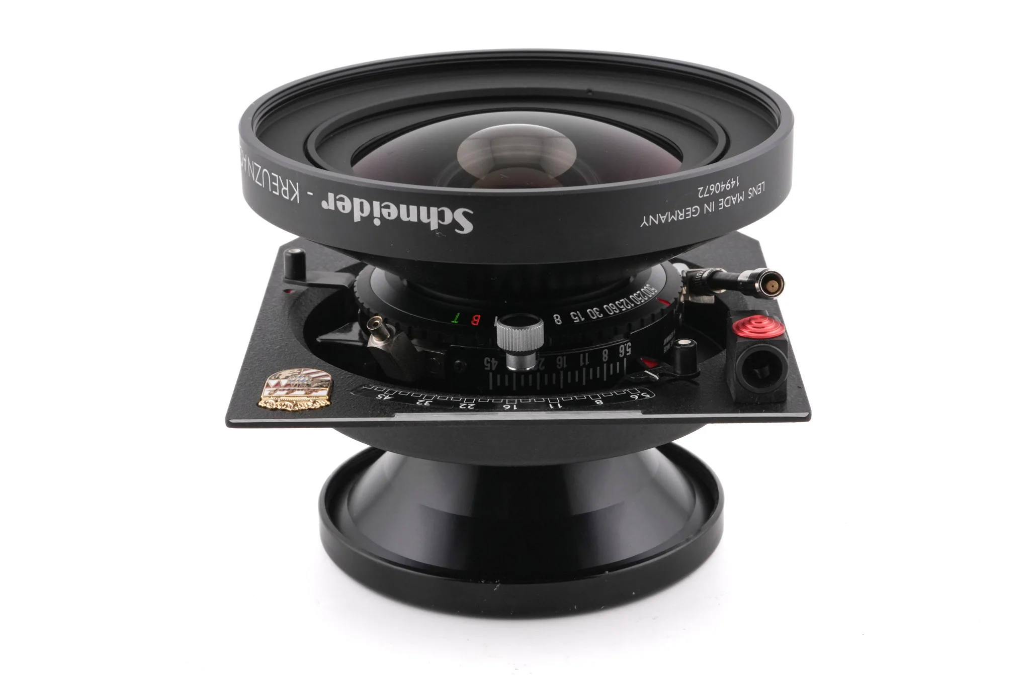 Schneider-Kreuznach 72mm f5.6 Super-Angulon XL 115° (Shutter)