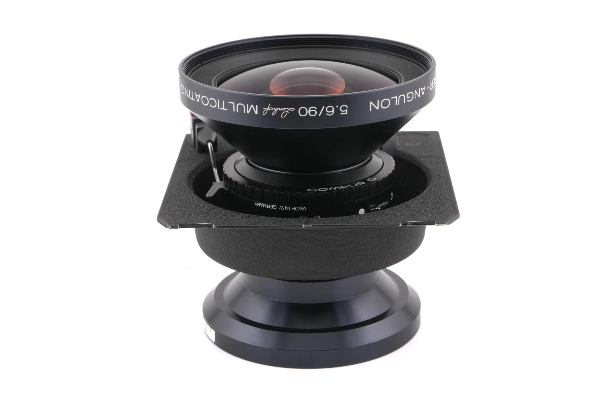 Schneider-Kreuznach 90mm f5.6 Super-Angulon Multicoating (Shutter) + 99 x 96 mm Technika Recessed Lens Board (Compur #00) - Image 2