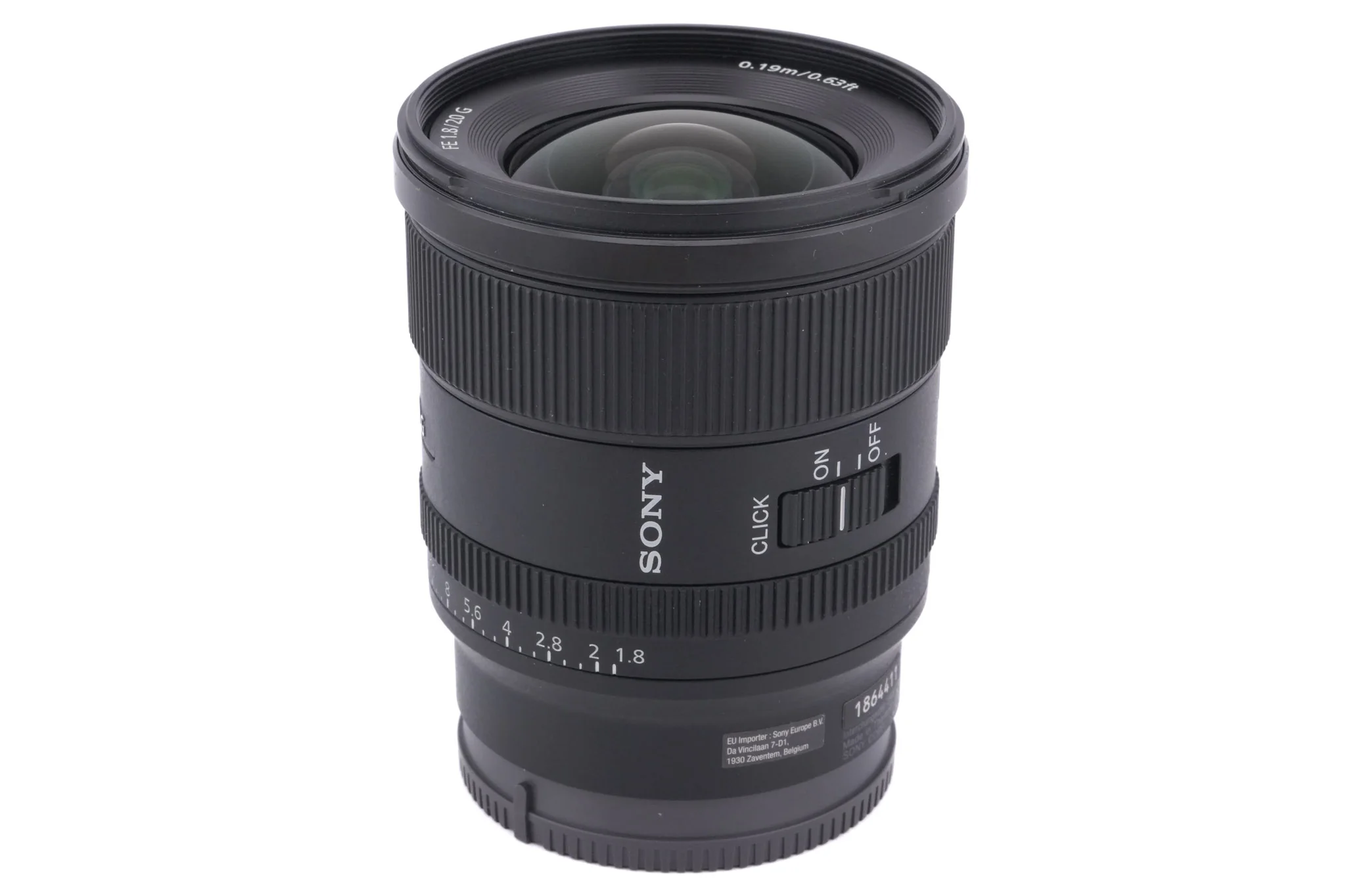 Sony 20mm f1.8 G (SEL20F18G) - Image 2