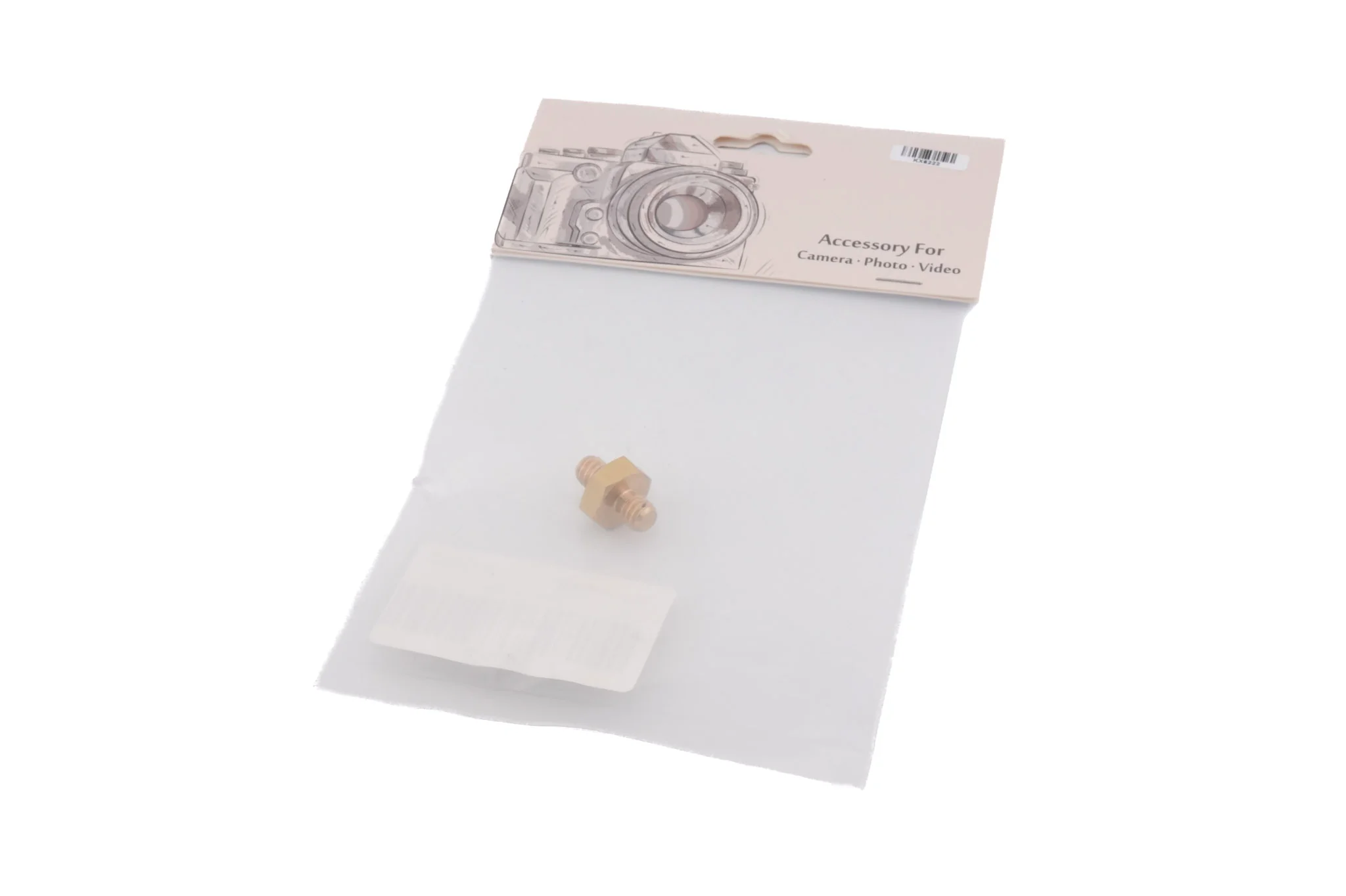 StudioKing 1/4" - 1/4" MC-1060B Male Spigot Adapter