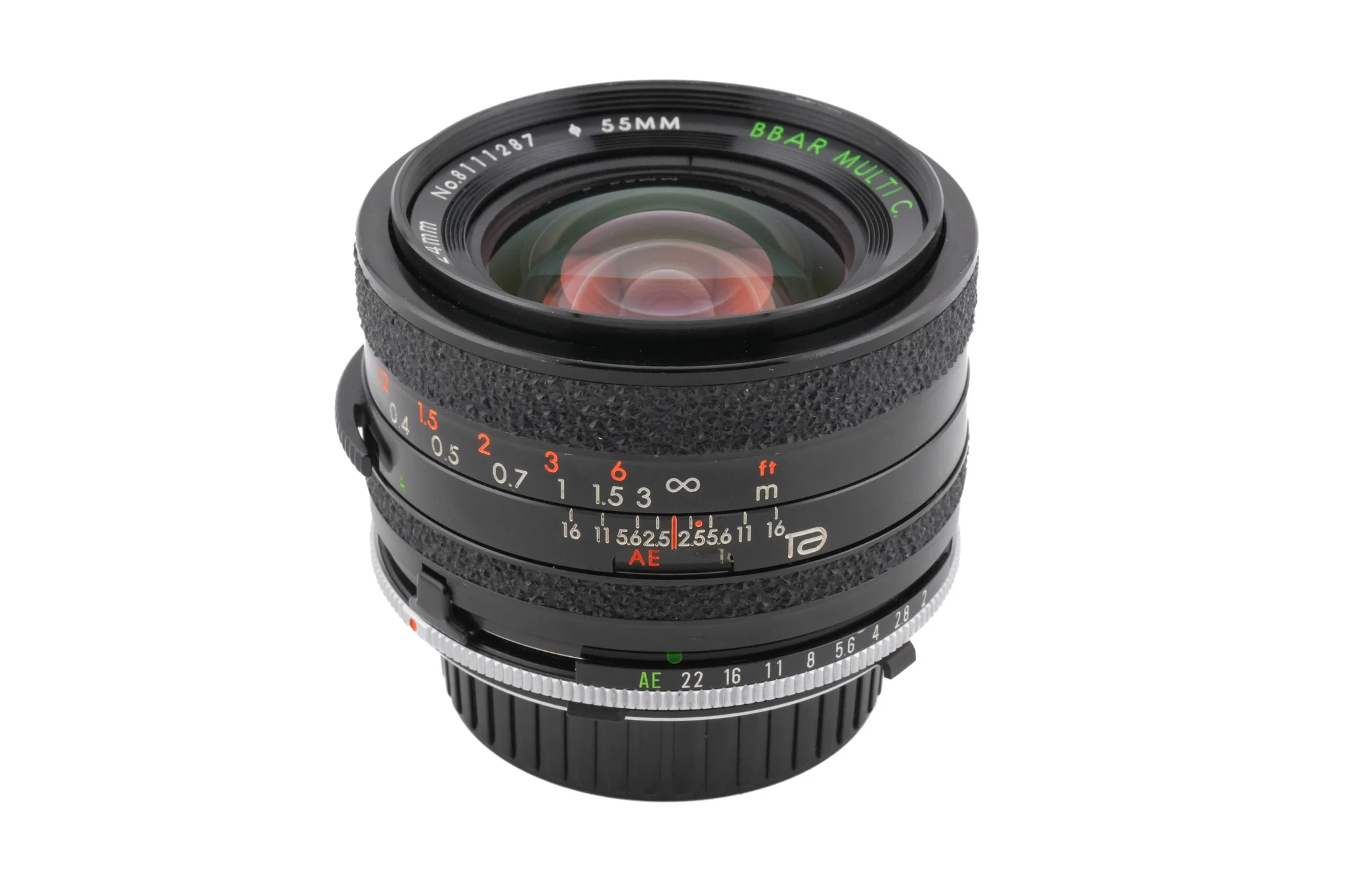 Tamron 24mm f2.5 BBAR MC (01B) + Adaptall  - Minolta MD Adapter