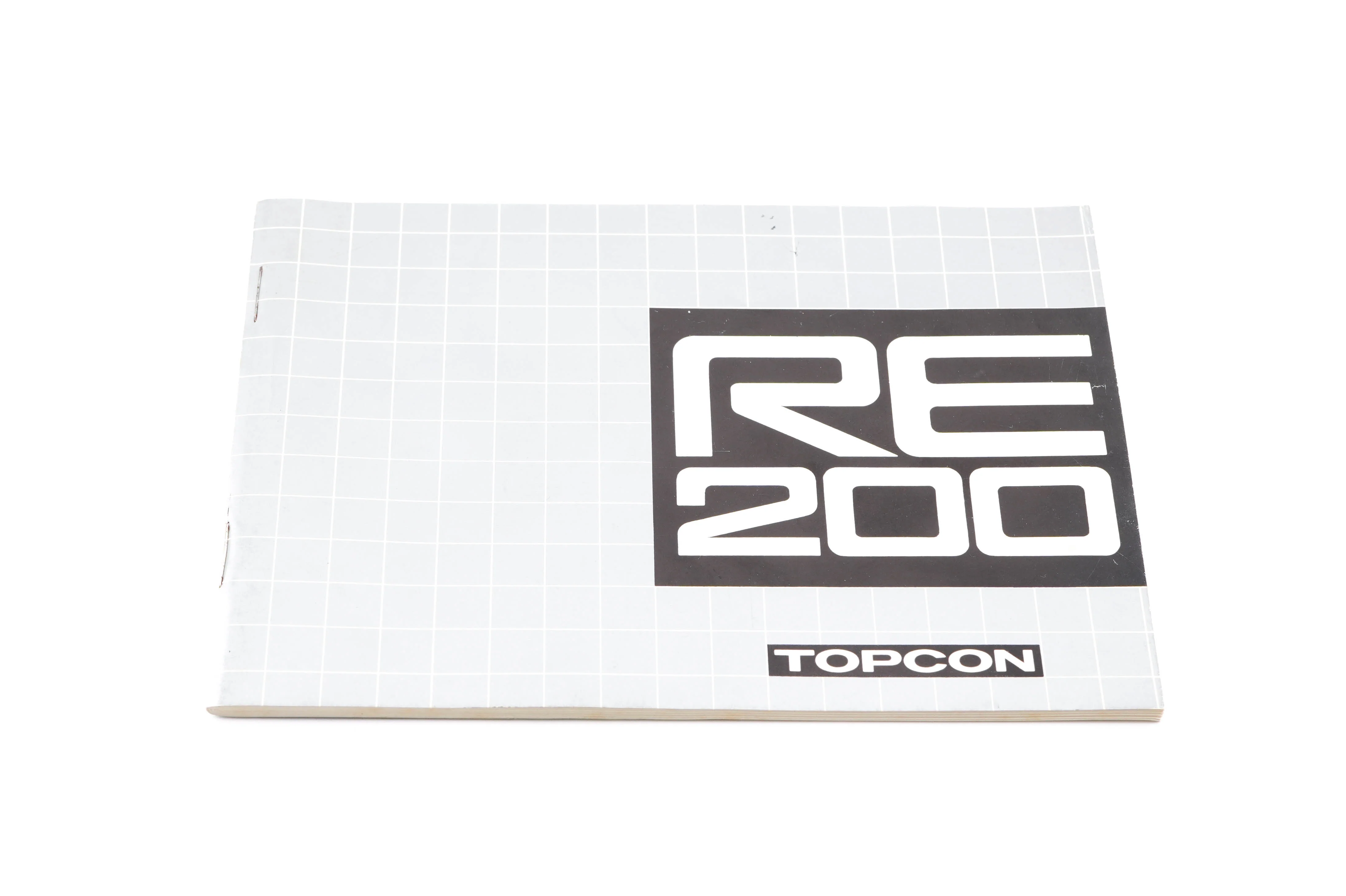 Topcon RE200 Instructions