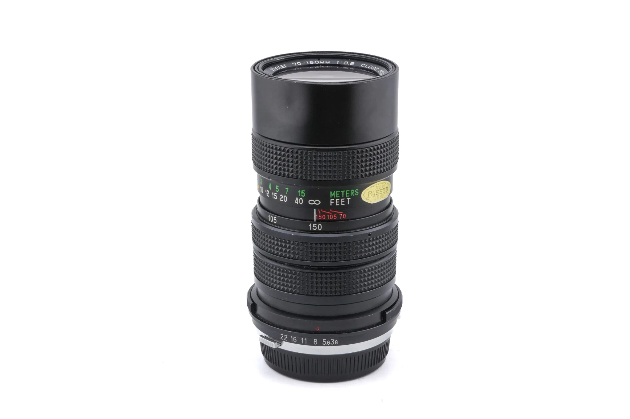 Vivitar 70-150mm f3.8 Close Focusing Auto Zoom