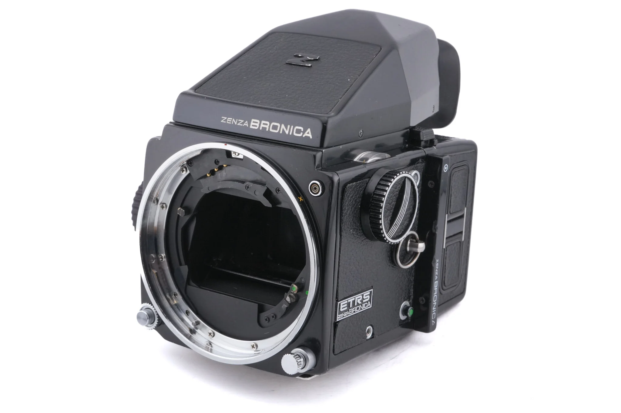 Zenza Bronica ETRS + ETR 120 Film Back + Prism Finder E